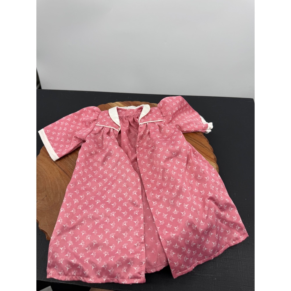 Pleasant Company Samantha Nightgown Doll Clothes OS Pink Patterned Pajamas